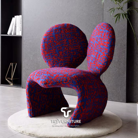 Mickey Ear Design Single Sofa Leisure Chair – Ghế Thư Giãn Nghệ Thuật Độc Đáo
