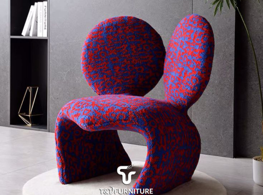 Mickey Ear Design Single Sofa Leisure Chair – Ghế Thư Giãn Nghệ Thuật Độc Đáo