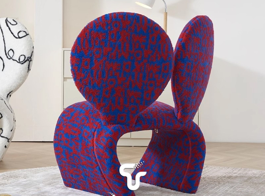 Mickey Ear Design Single Sofa Leisure Chair – Ghế Thư Giãn Nghệ Thuật Độc Đáo