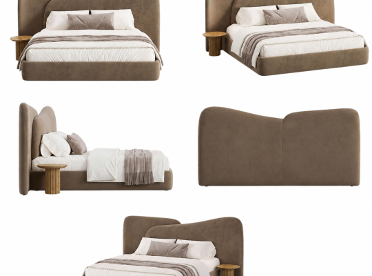 GIƯỜNG BỌC NỆM AURA BED – ĐIỂM NHẤN NGHỆ THUẬT | T&T FURNITURE Sản Xuất 