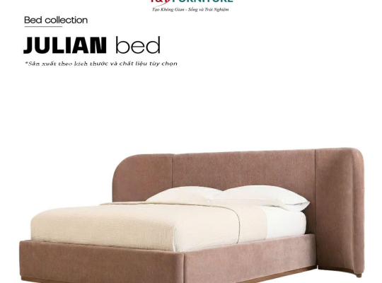 Giường Julian Modern Luxury  | T&T Furniture Sản Xuất 