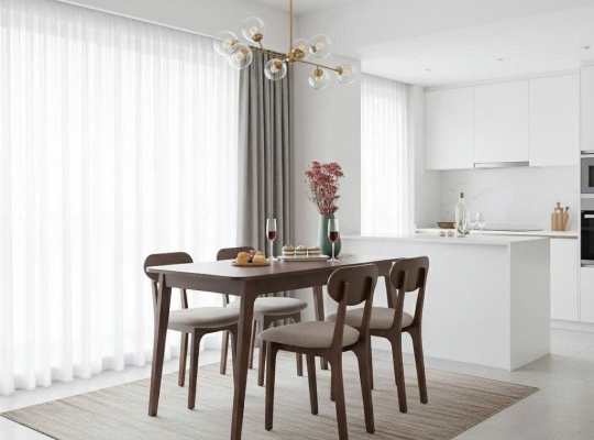 Combo Phòng Ăn MOHO KOSTER Màu Nâu