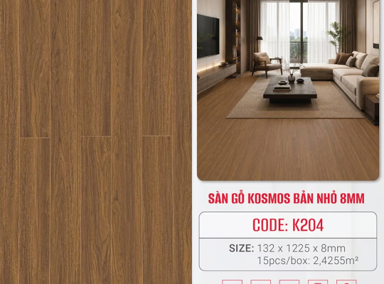 Thi Công Sàn Gỗ 8mm Kosmos | T&T Furniture