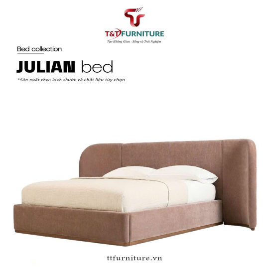Giường Julian Modern Luxury  | T&T Furniture Sản Xuất 
