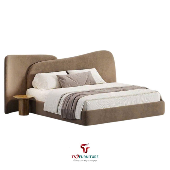 GIƯỜNG BỌC NỆM AURA BED – ĐIỂM NHẤN NGHỆ THUẬT | T&T FURNITURE Sản Xuất 